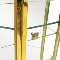 Modern Brass Plate Display Case