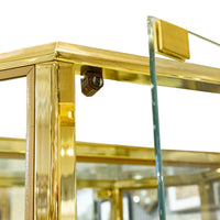 Modern Brass Plate Display Case