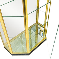 Modern Brass Plate Display Case
