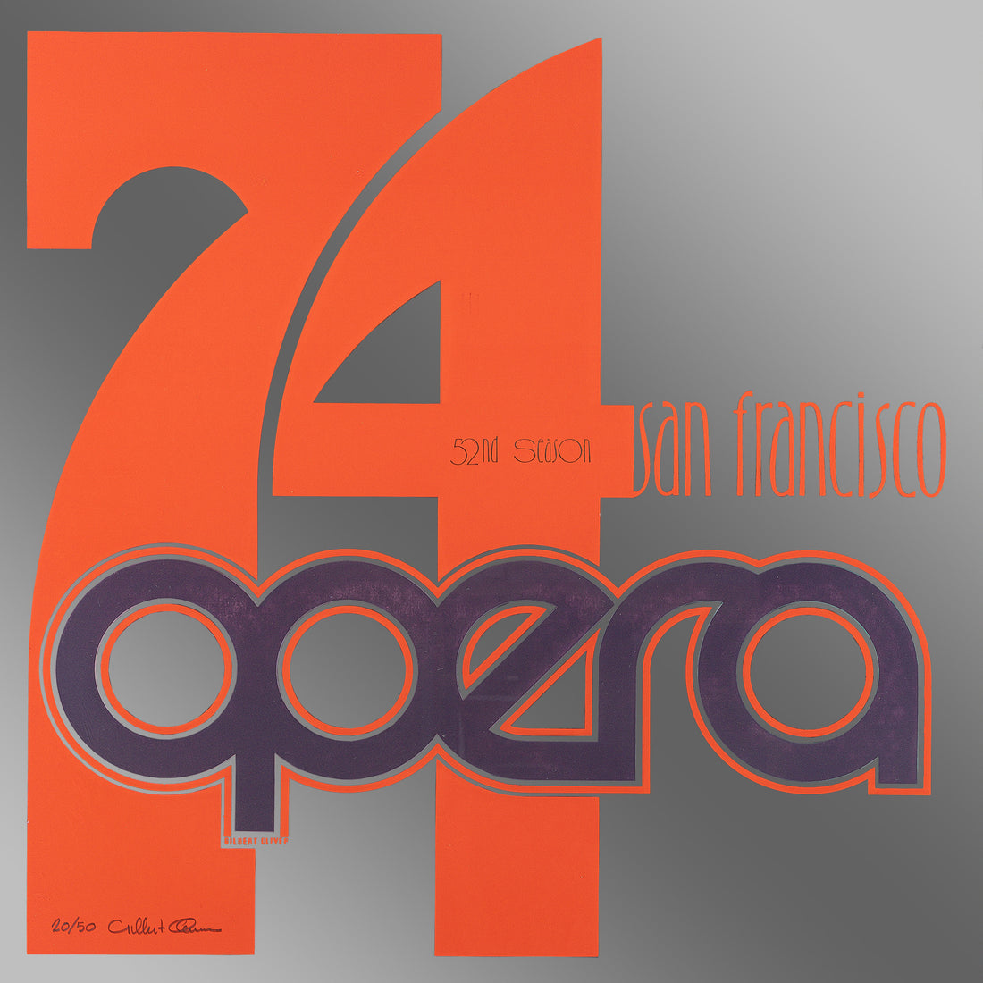 San Francisco Opera 52nd Season Poster