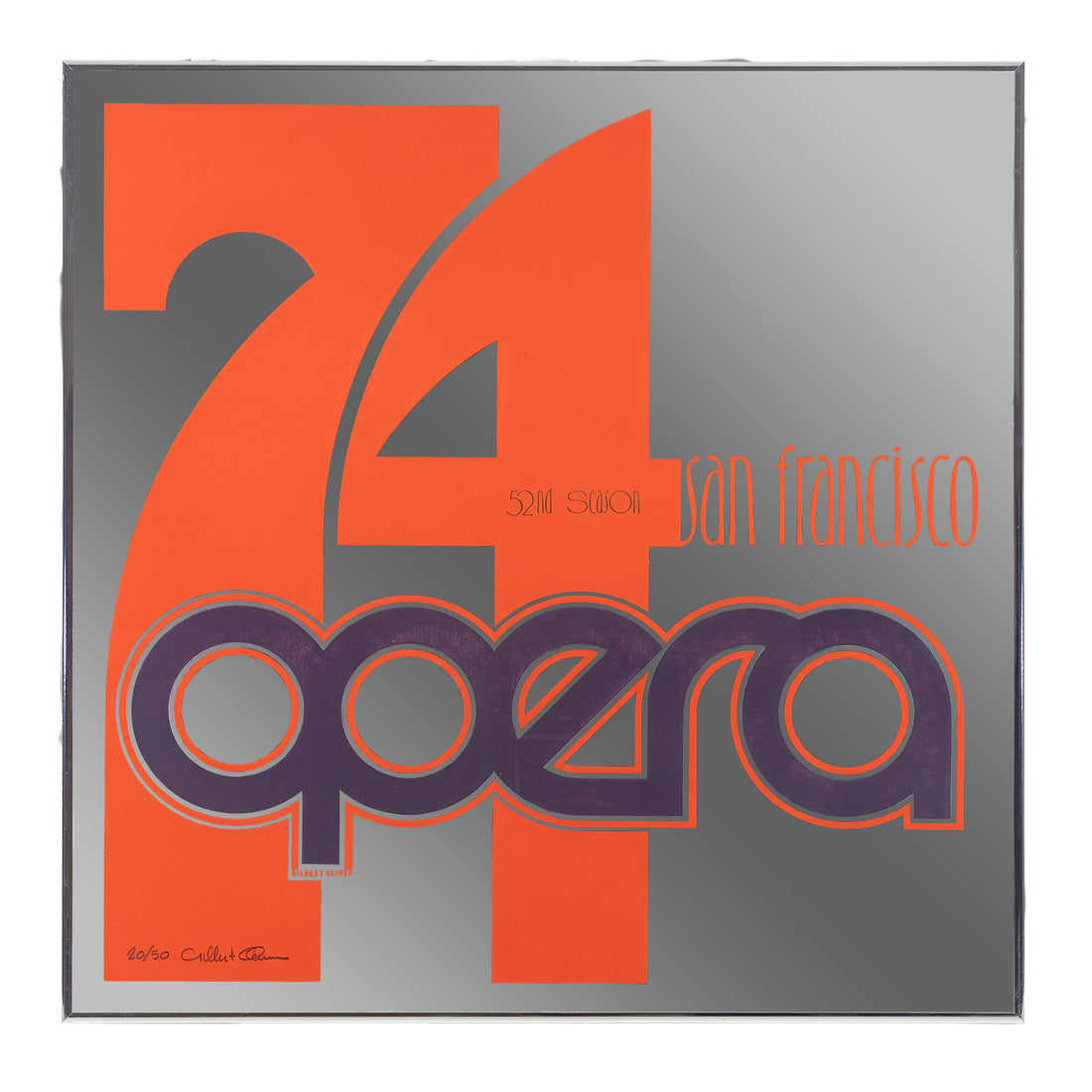 San Francisco Opera 52nd Season Poster