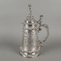 WMF Britannia Silverplate Renaissance Revival Beer Tankard
