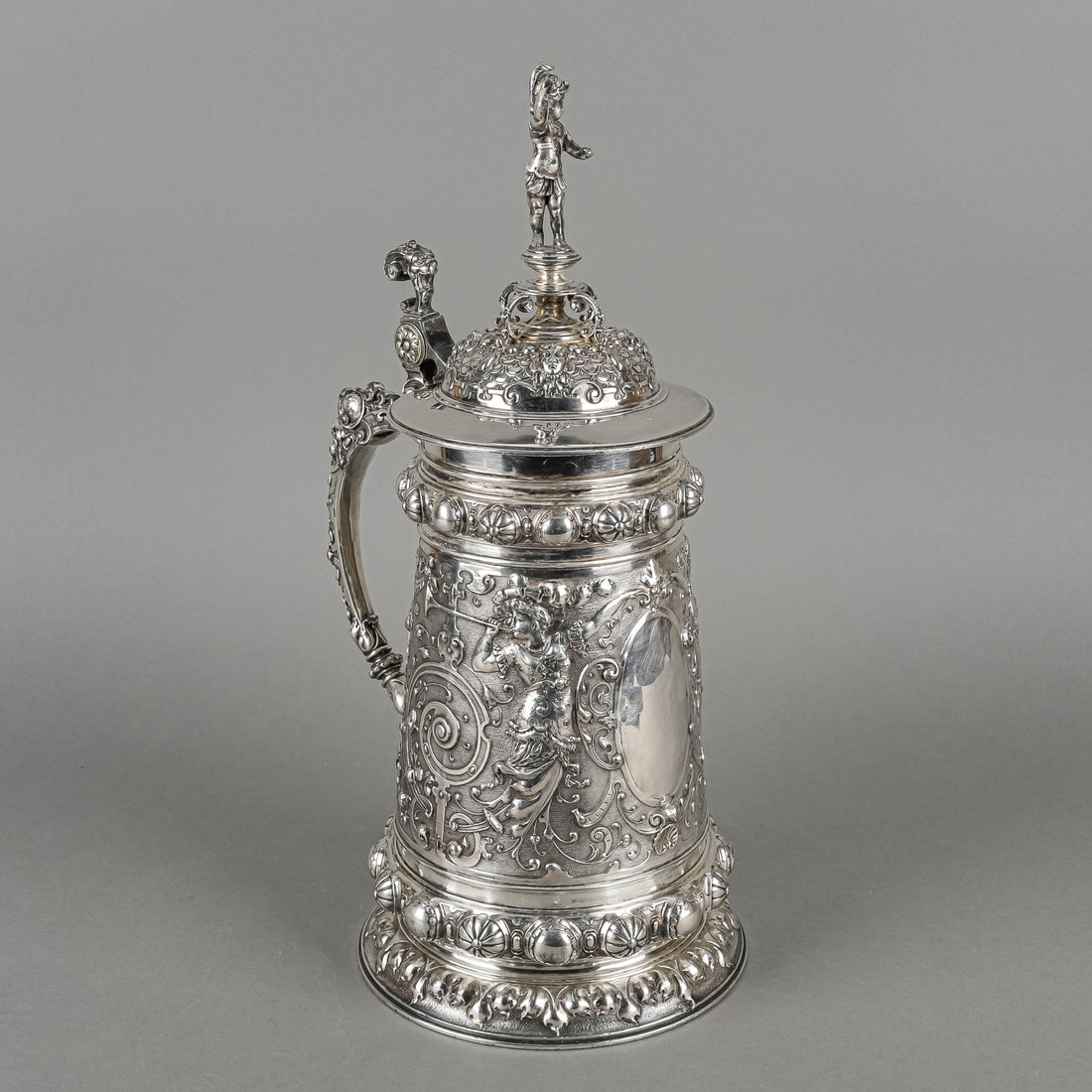 WMF Britannia Silverplate Renaissance Revival Beer Tankard