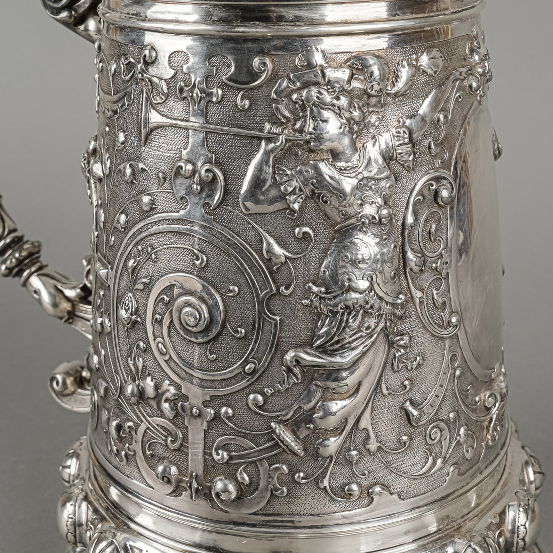 WMF Britannia Silverplate Renaissance Revival Beer Tankard