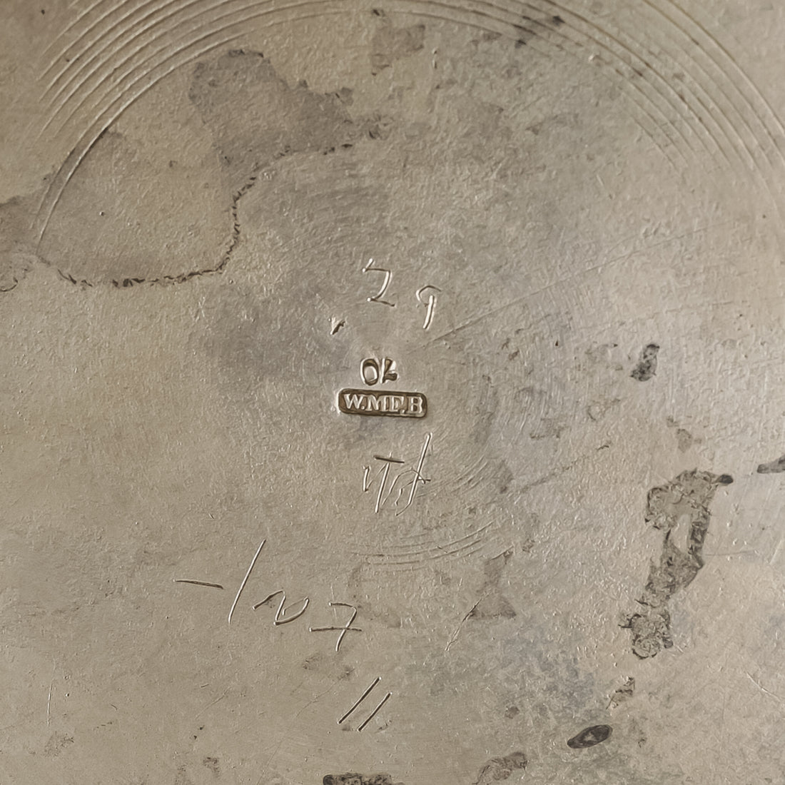 WMF Britannia Silverplate Renaissance Revival Beer Tankard