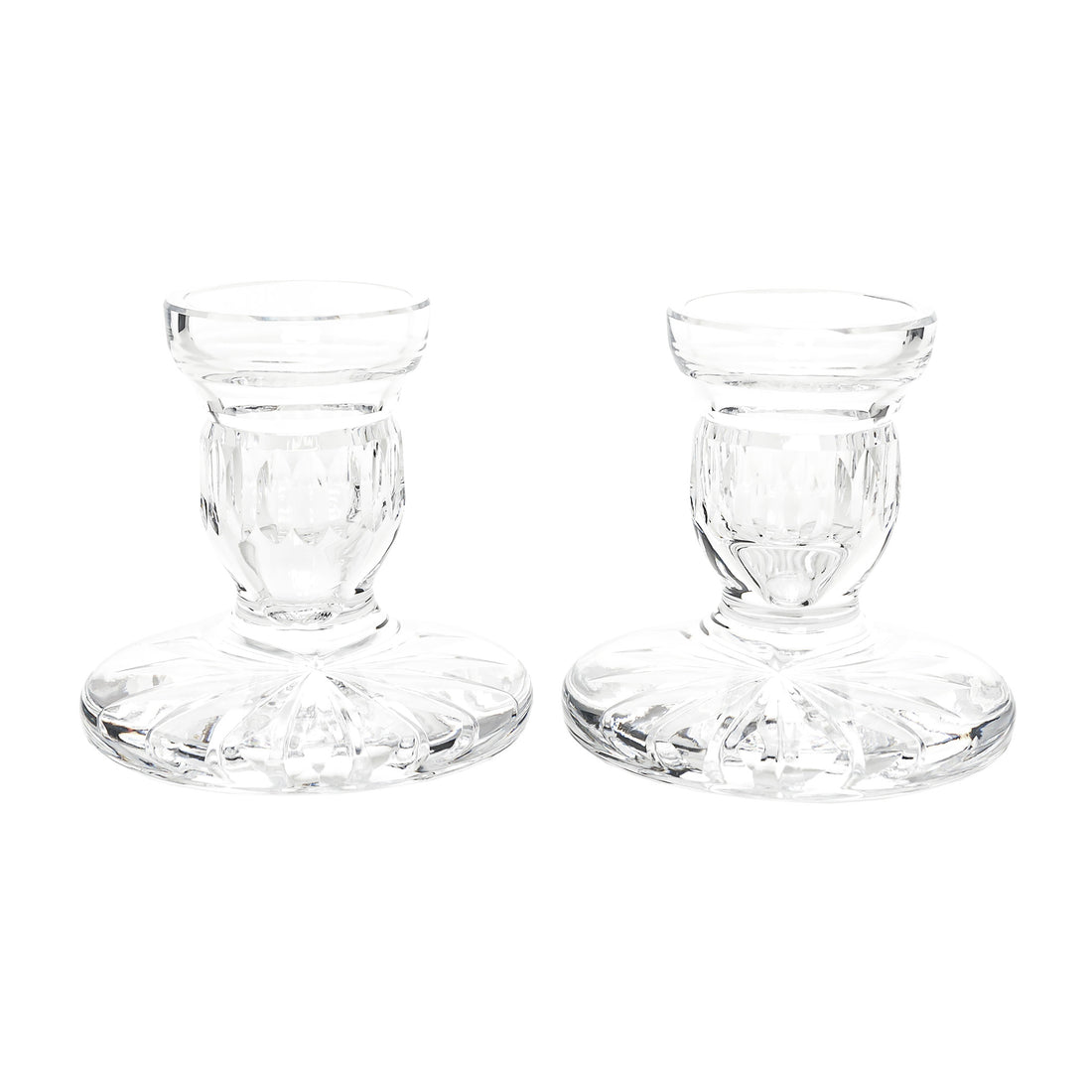 WATERFORD Blarney Candleholders Set Of 2