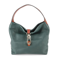 DOONEY & BOURKE Green Hobo Leather Handbag