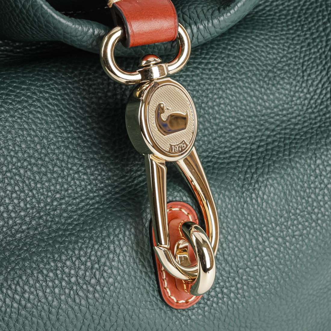 DOONEY & BOURKE Green Hobo Leather Handbag