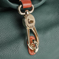 DOONEY & BOURKE Green Hobo Leather Handbag