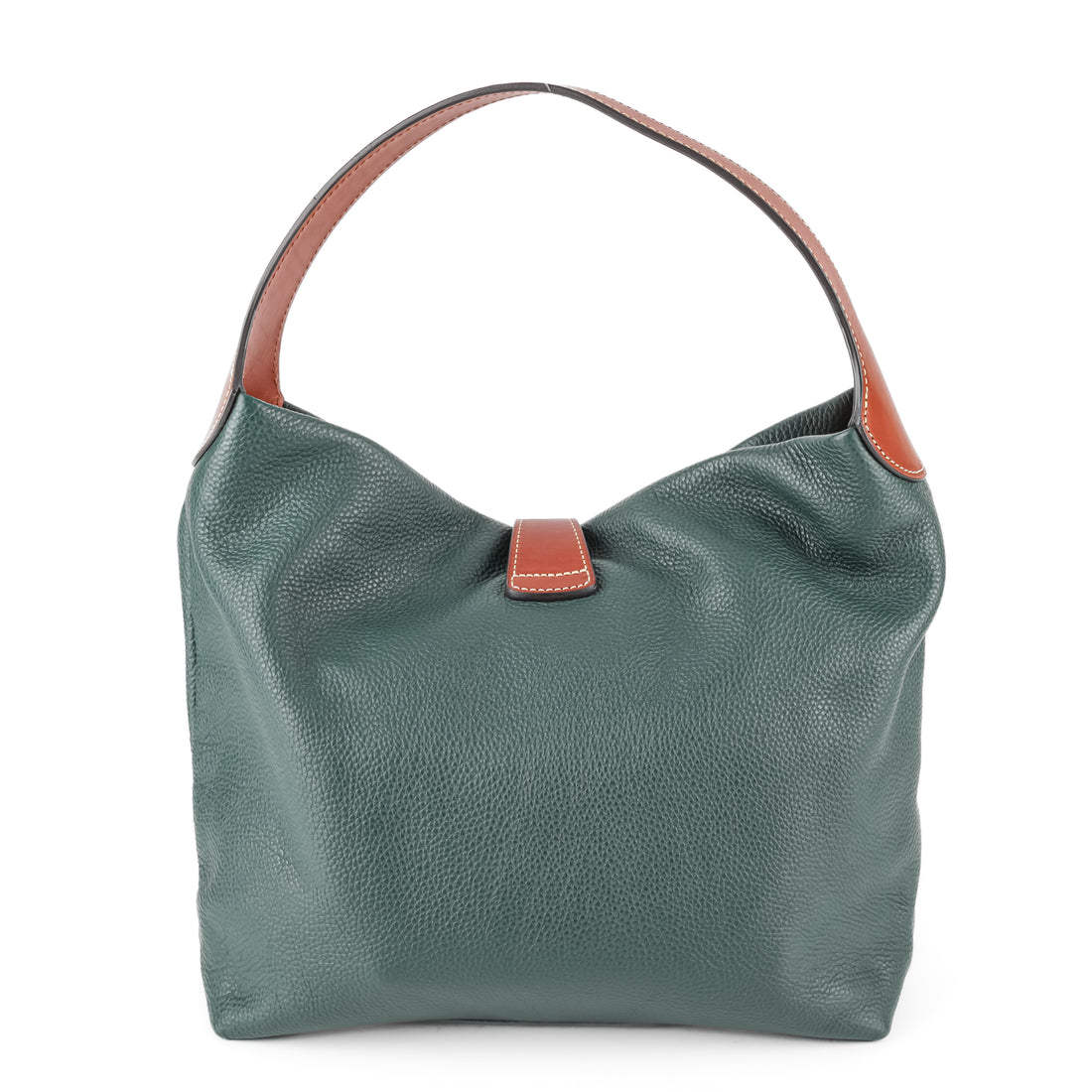 DOONEY & BOURKE Green Hobo Leather Handbag