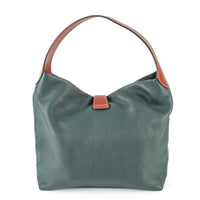 DOONEY & BOURKE Green Hobo Leather Handbag