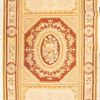 Wool Aubusson Style Needlepoint Rug