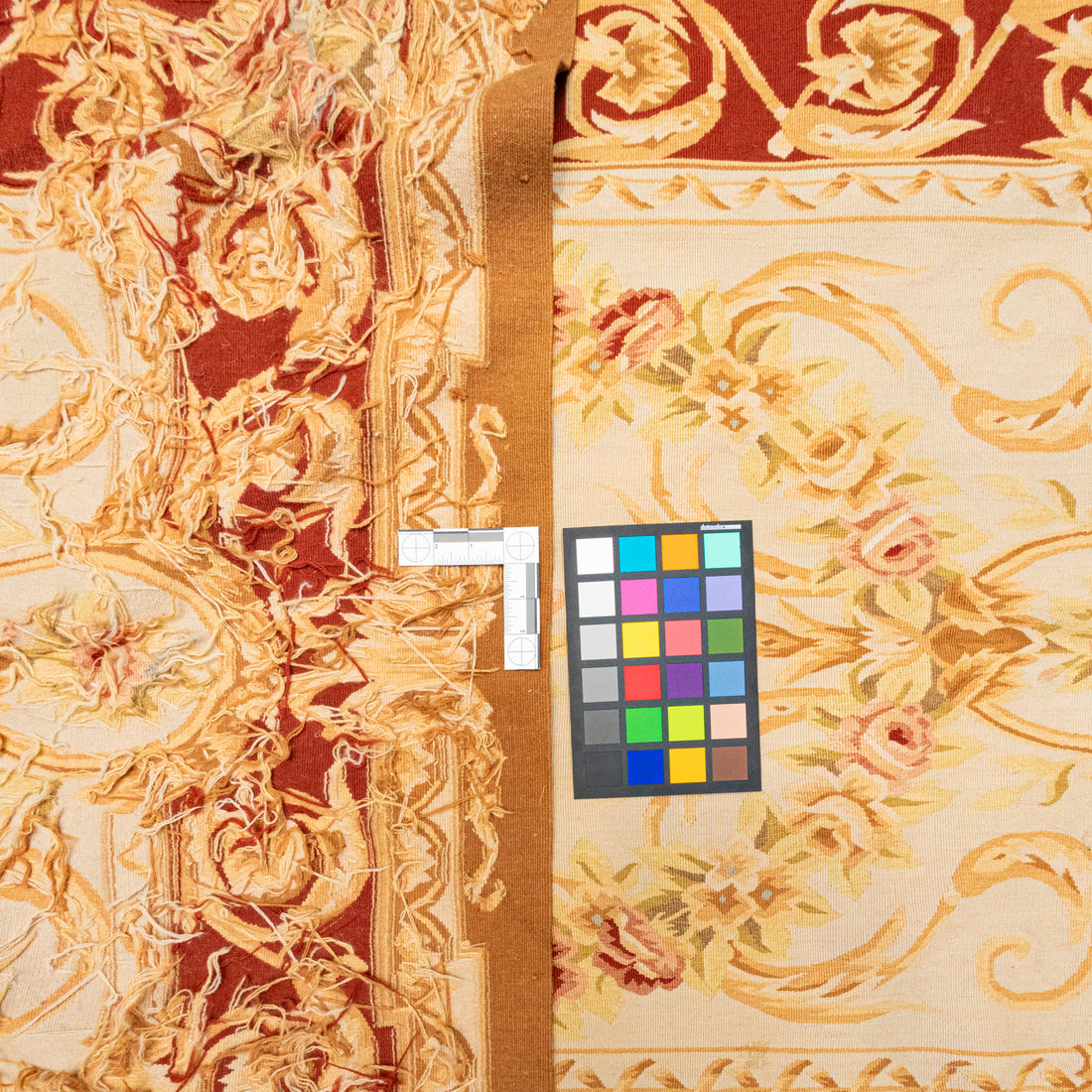 Wool Aubusson Style Needlepoint Rug