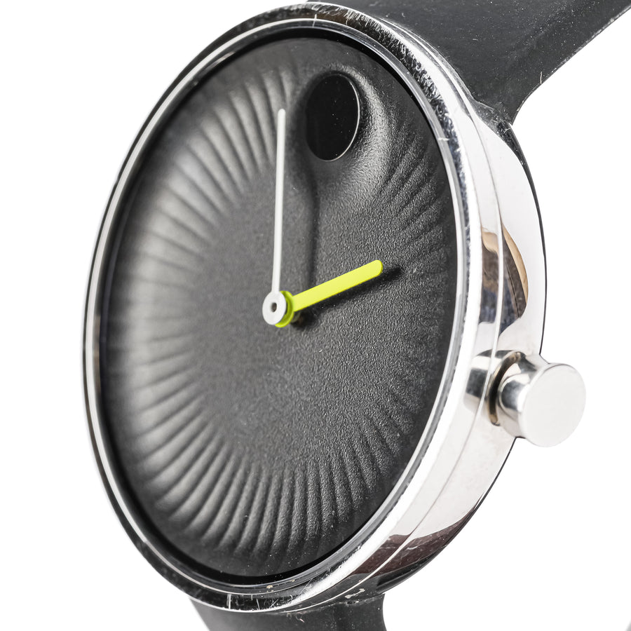 MOVADO Edge Stainless Steel Watch 40mm - Black Rubber