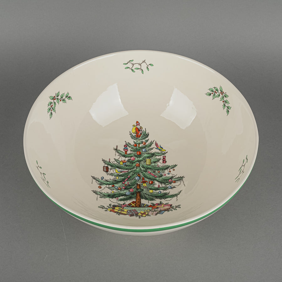 SPODE Christmas Tree Footed Centrepiece Bowl
