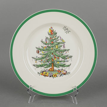 SPODE Christmas Tree Dinner Plates Set Of 6