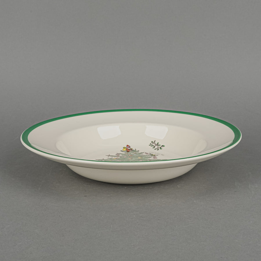 SPODE Christmas Tree Soup Plates Set Of 6