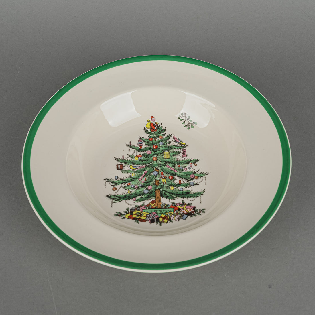SPODE Christmas Tree Soup Plates Set Of 6