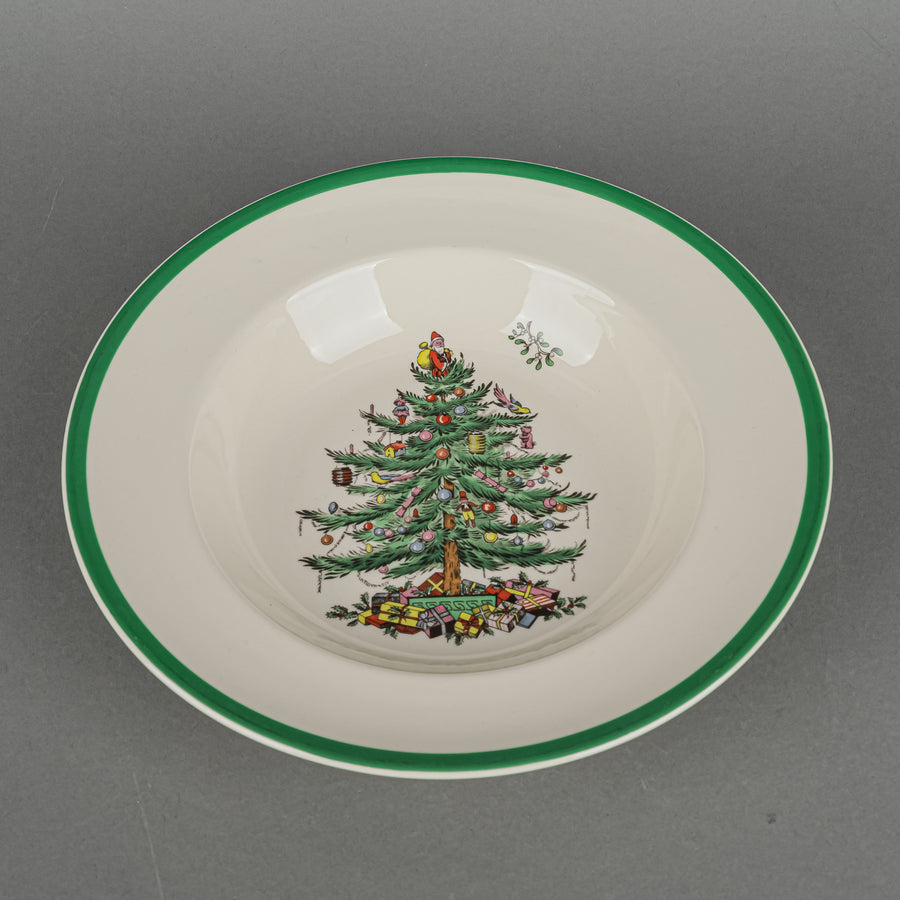SPODE Christmas Tree Soup Plates Set Of 6