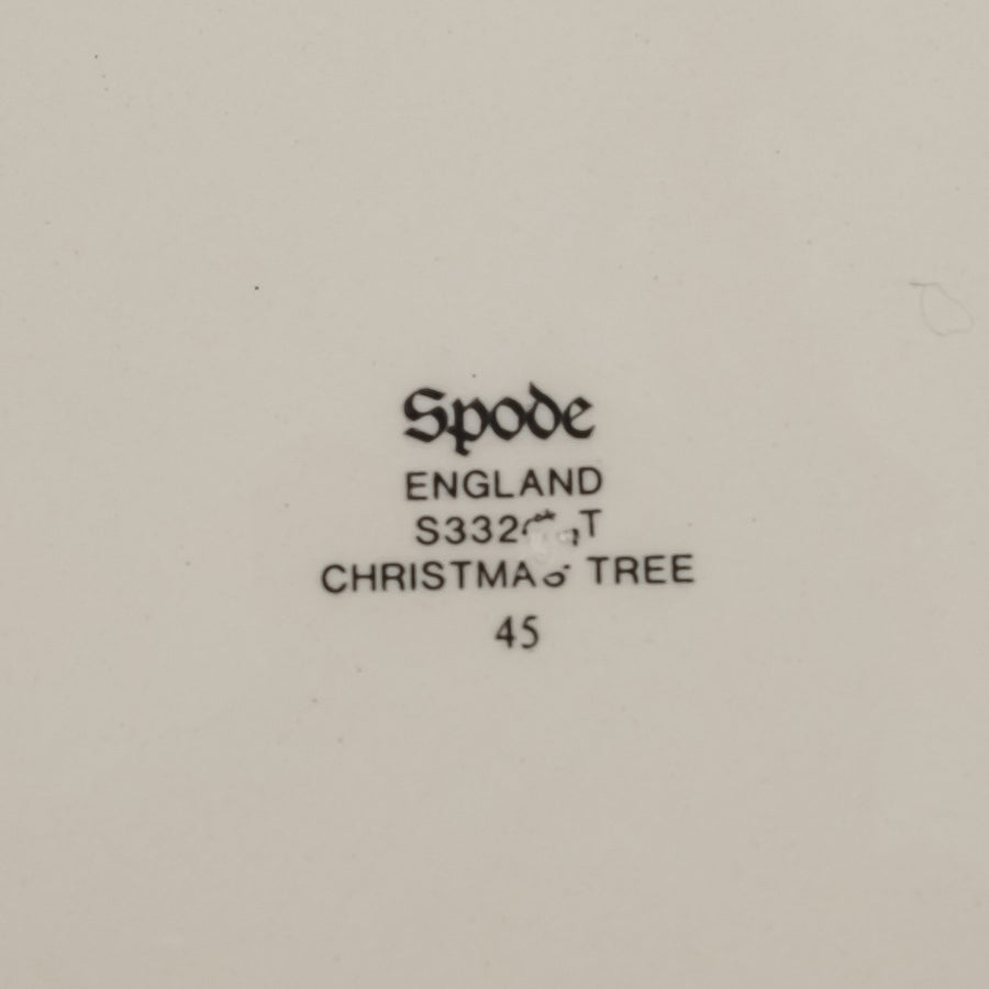 SPODE Christmas Tree Soup Plates Set Of 6