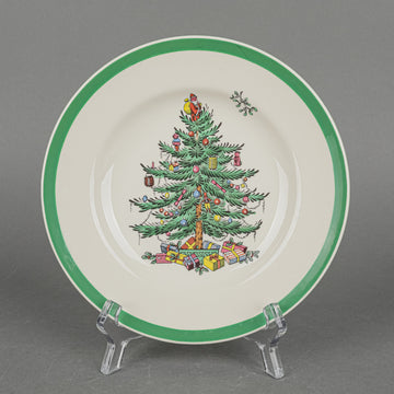 SPODE Christmas Tree Bread And Butter Plates Set Of 8