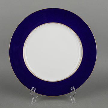 ROYAL WORCESTER Ventura Cobalt Blue Chargers Set Of 8