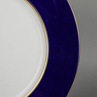 ROYAL WORCESTER Ventura Cobalt Blue Chargers Set Of 8