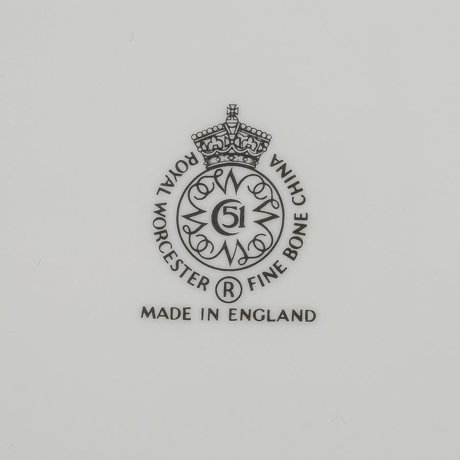 ROYAL WORCESTER Ventura Cobalt Blue Chargers Set Of 8