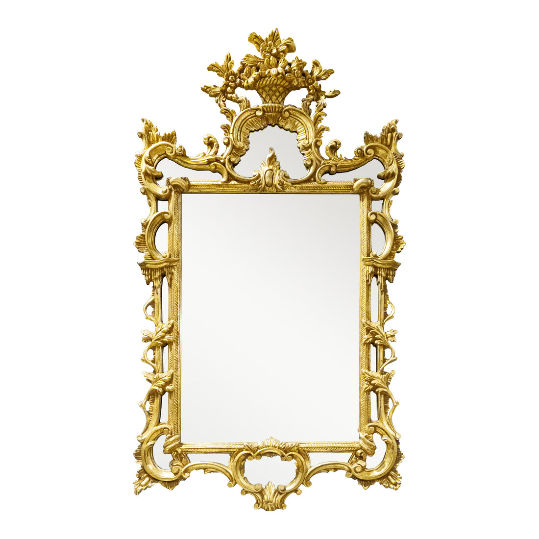 Rococo Style Gilt Mirror