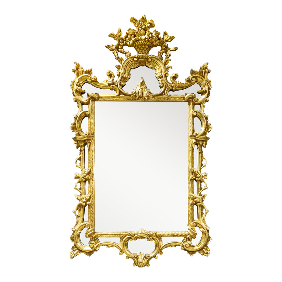 Rococo Style Gilt Mirror