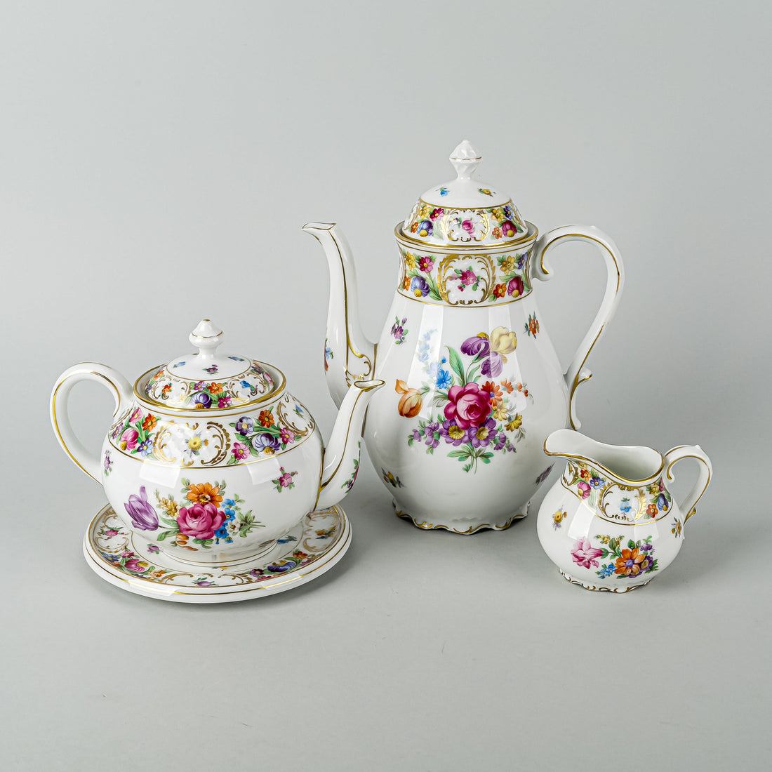 SCHUMANN Dresden Floral Tea And Coffee Service 6 Pieces