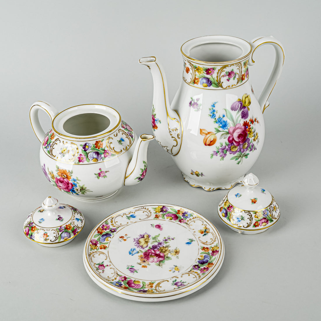 SCHUMANN Dresden Floral Tea And Coffee Service 6 Pieces