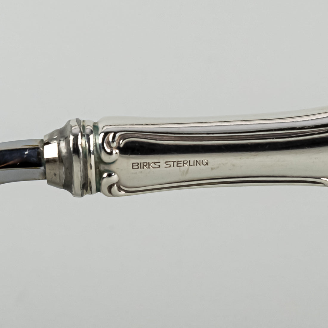BIRKS Francis I Sterling Handle Stainless Steel Cake Breaker