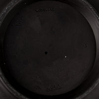 WEDGWOOD White On Basalt Black Jasperware Footed Bowl