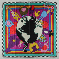 KENZO Animal Silk Scarf