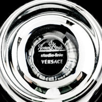 ROSENTHAL VERSACE Medusa Silver Overlay Crystal Vase