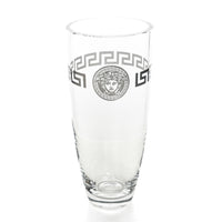 ROSENTHAL VERSACE Medusa Silver Overlay Crystal Vase