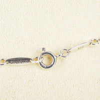 TIFFANY & CO Elsa Peretti Sterling Round Pendant Necklace