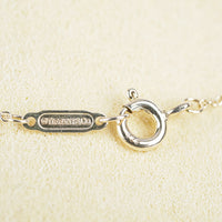 TIFFANY & CO Sterling Silver Tiffany Twist Knot Pendant Necklace