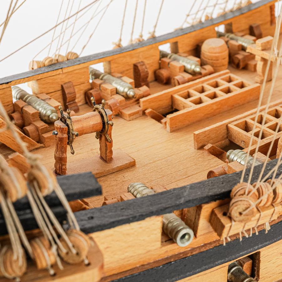 Model Ship HMS Victory With Acrylic Display Case