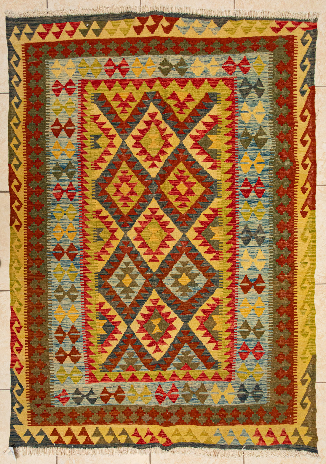 Wool Flatweave Kilim Rug