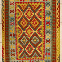 Wool Flatweave Kilim Rug