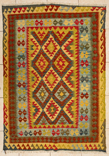 Wool Flatweave Kilim Rug