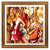 Michael Kerzner (Ukranian 1964) The Guitar Player