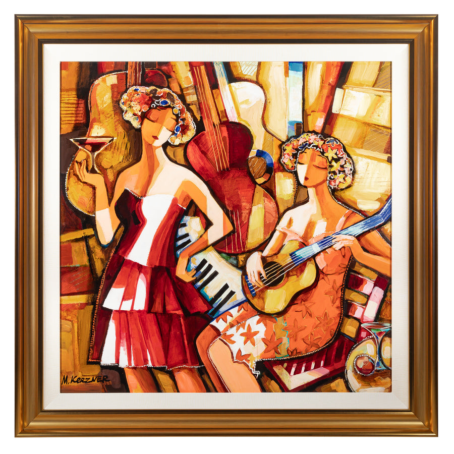 Michael Kerzner (Ukranian 1964) The Guitar Player