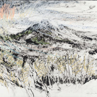 Catherine Young Bates (Canadian 1934) Landscape With Mountain