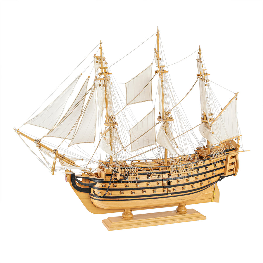 Model Ship HMS Victory With Acrylic Display Case