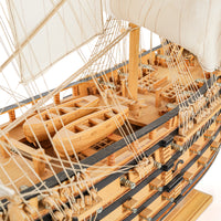 Model Ship HMS Victory With Acrylic Display Case