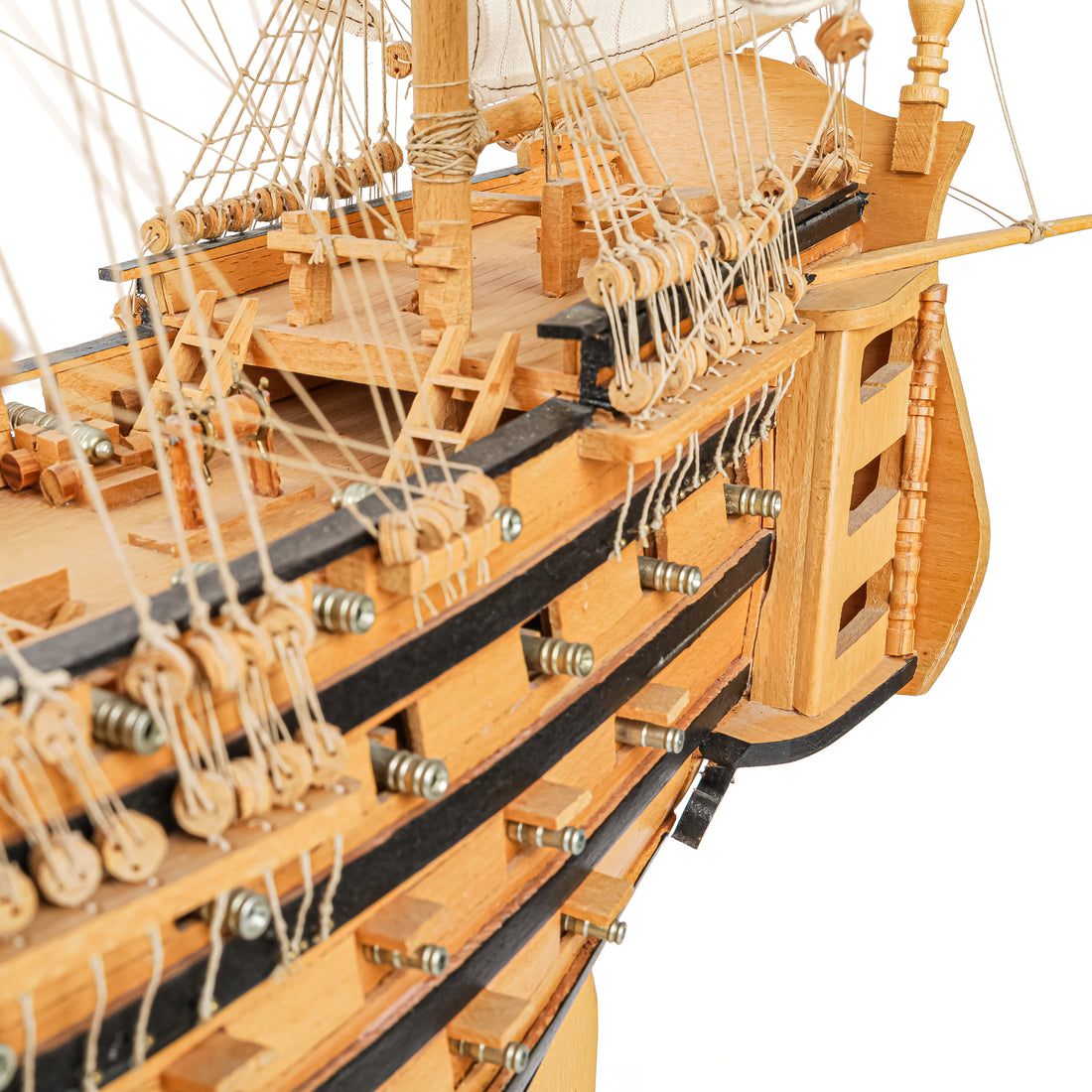 Model Ship HMS Victory With Acrylic Display Case
