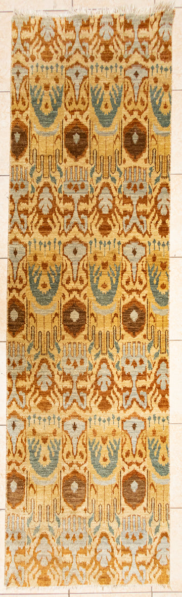 Hand Knotted Wool Runner